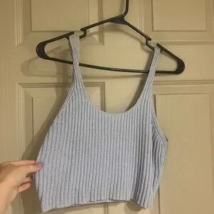 Racerback Tank Lavender Crop Top Forever 21 Forever 21 Racer Back